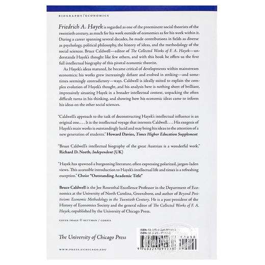 【中商原版】 哈耶克传 豆瓣高分 英文原版 Hayeks Challenge An Intellectual Biography of F A Hayek Bruce Caldwell 商品图1