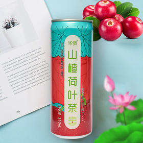 湖北特产 华贵山楂荷叶茶310ml*12瓶装