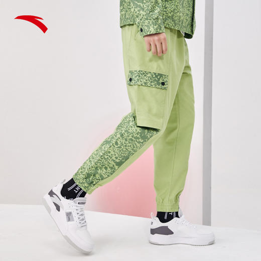 【M断码】【库存有限，如无货将做退款，介意慎拍！】安踏安踏滑板运动长裤男女春季新款束脚休闲裤172218505 商品图3