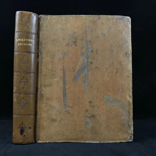 【法语】1789年 古代英格兰风俗志 67页原品版画插图 全真皮精装16开 商品图0