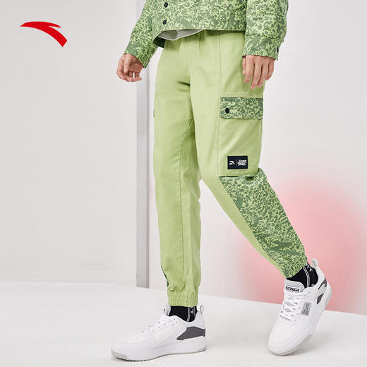 【M断码】【库存有限，如无货将做退款，介意慎拍！】安踏安踏滑板运动长裤男女春季新款束脚休闲裤172218505 商品图1