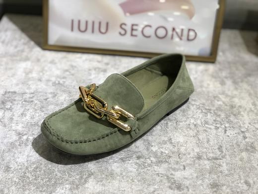 IUIUSECOND 春夏款羊皮绒面彩色休闲豆豆鞋女 商品图3