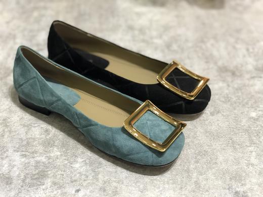 IUIU SECOND 新款羊皮绒面革平底小单鞋 商品图1