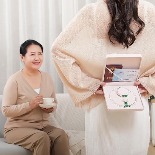 【母亲节礼物】六鑫珠宝 淡水珍珠首饰8-9mm三件套 商品图5