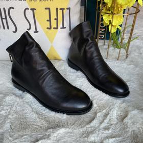 IUIU SECOND 舒软羊皮平底短靴踝靴