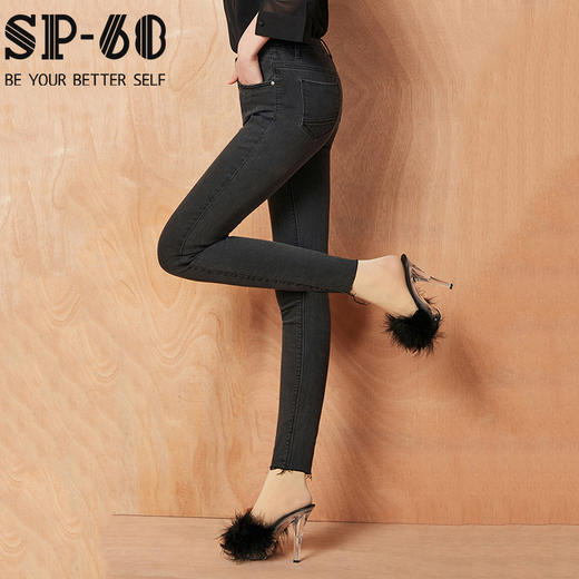 SP68 魔术裤灰色牛仔裤 K-NZ075 商品图1