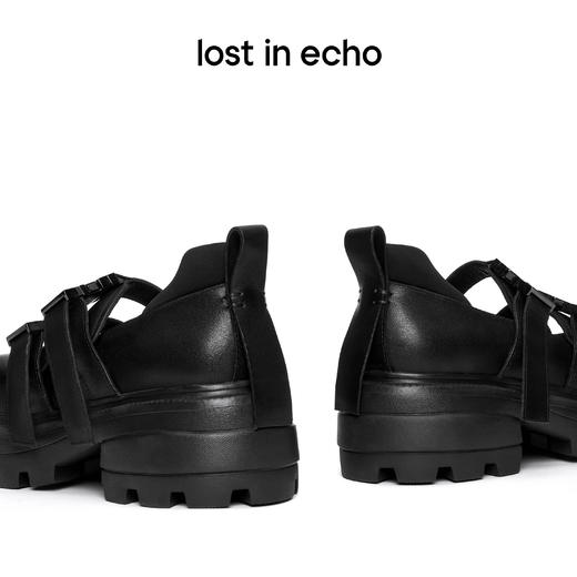 [断码]lost in echo 春季 方头齿轮厚底增高皮鞋西装鞋玛丽珍 商品图2
