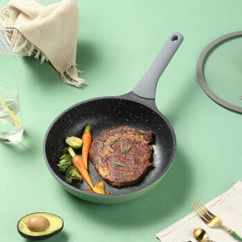 炊大皇锅具套装竹青石三件套（炒锅煎锅汤锅） 商品图1