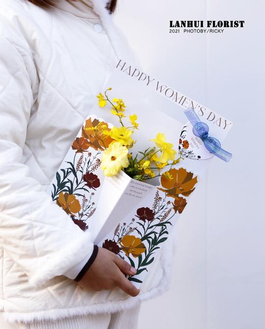 创意鲜花手提袋（5个/包）23*34.5 商品图4