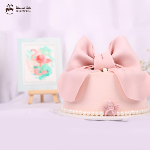 翻糖蝴蝶结蛋糕【蔷薇】 商品图3