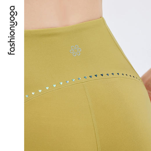 凡圣瑜伽瑜伽裤裸感透气紧身高腰提臀弹力专业跑步健身裤FC12904 商品图3