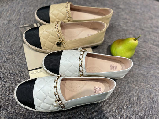 西村名物2021秋季新款编织链条休闲单鞋T21CM33952 商品图0