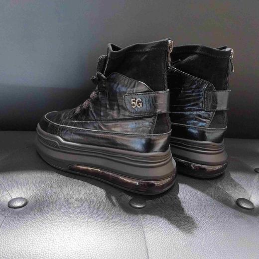 LFGJ 6007 镭射光面厚底松糕鞋 商品图4