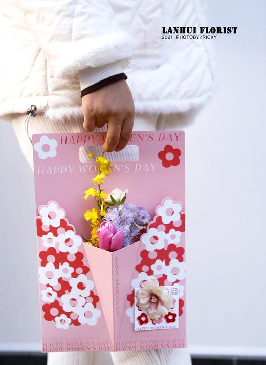 创意鲜花手提袋（5个/包）23*34.5 商品图1