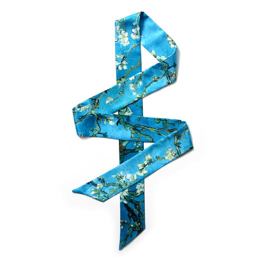 搭配利器丨梵高加长斜纹丝巾（150cm）#P210704 商品图0