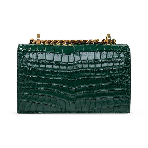 ALEXANDER MCQUEEN 亚历山大麦昆 迷你Jewelled Satchel手袋 女士单肩包 绿色 653134 1HB00 3120 商品图2