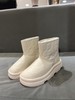 IUIU SECOND 2021冬季新款牛皮压纹加绒雪地靴 商品缩略图6