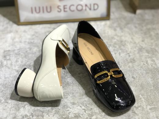 IUIU SECOND 2021年新款牛皮漆革乐福鞋单鞋 商品图4