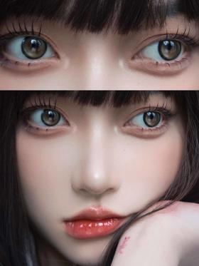 yukicon 黑魔法 日抛 10片 14.2mm 着色13.7mm 基弧8.7 含水50% 新锐国货