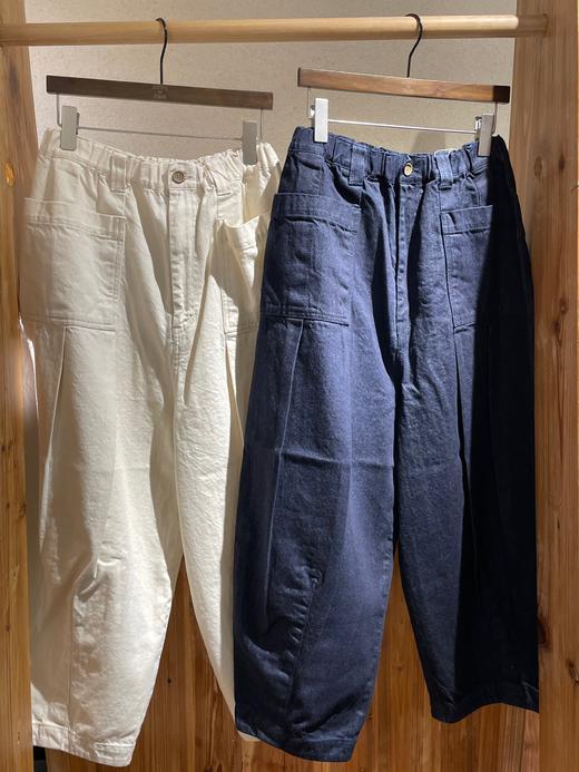 Tumugu褶皱口袋裤子 商品图3