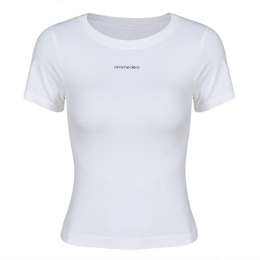 时尚气质T恤瑜伽服短袖女跑步运动健身 字母印标户外跑步健身服T恤 商品图8