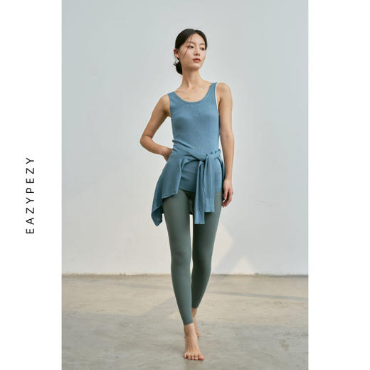 EAZYPEZY 真丝羊绒精纺圆摆背心 商品图3