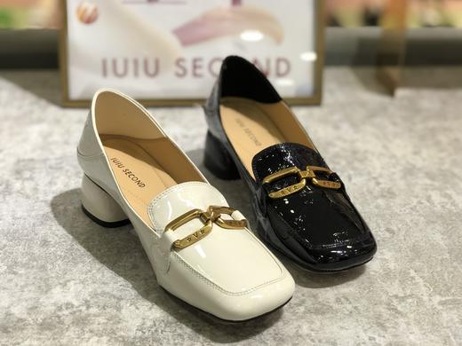 IUIU SECOND 2021年新款牛皮漆革乐福鞋单鞋 商品图1