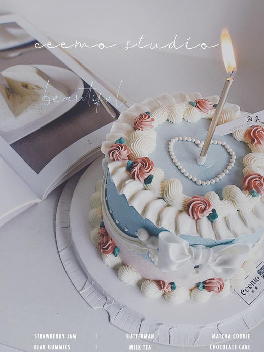 小清新粉蓝蝴蝶结款 商品图3