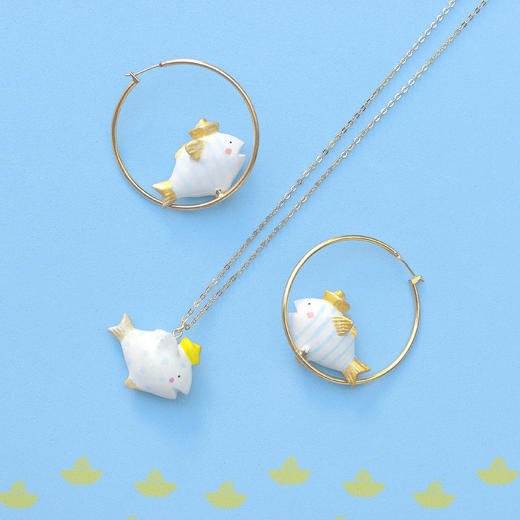 订购7周到｜Manitas De Plata-Peces-可爱鱼 耳环［西班牙设计师］ 商品图5