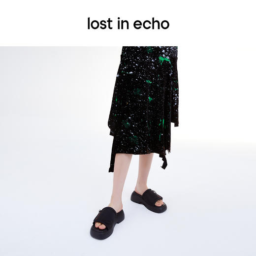 【下架】lost in echo 春季 拉链填充感舒适厚底拖鞋户外鞋沙发拖 商品图2