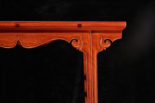 红桥红  家具严选  缅甸花梨/大红酸枝/小叶紫檀【90 拍卖款 插肩榫平头案 纪念款】 商品图4