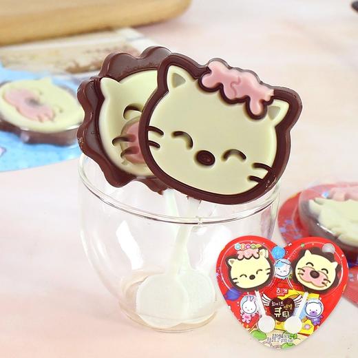 韩国进口零食 海太牌猫咪代可可脂双棒牛奶巧克力27克 商品图2