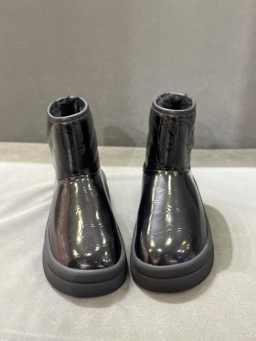 IUIU SECOND 2021冬季新款牛皮压纹加绒雪地靴 商品图4