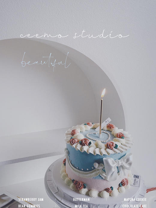 小清新粉蓝蝴蝶结款 商品图1