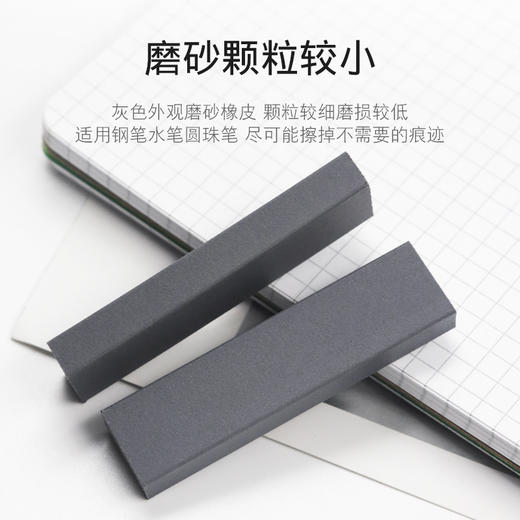 派通沙胶橡皮磨砂橡皮圆珠笔擦中性笔钢笔水笔橡皮擦干净学生专用 商品图1