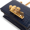 ALEXANDER MCQUEEN 亚历山大麦昆 迷你Jewelled Satchel手袋 女士单肩包 藏蓝 653134 1HB00 4013 商品缩略图2