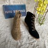 IUIU SECOND 秋冬绑带短靴绒面时装靴 商品缩略图3