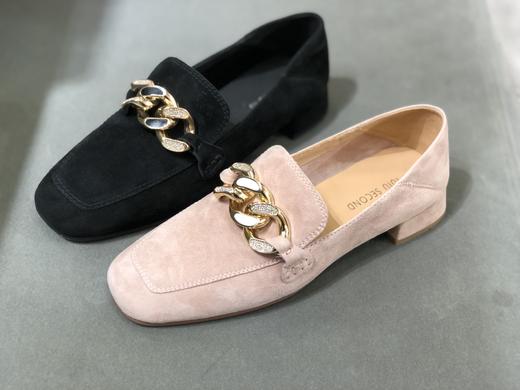 IUIUSECOND 2021年羊皮绒面革通勤乐福鞋女 商品图1