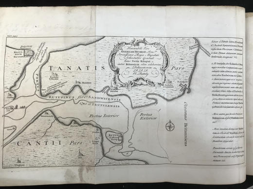 【拉丁语】1745年 巴特利《里奇伯勒与圣埃德蒙兹伯里遗迹与古物图志》 约20幅版画插图（含多幅展开图） 全真皮精装 商品图4