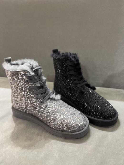 IUIU SECOND 2021冬季新款羊皮绒面加绒雪地靴 商品图3