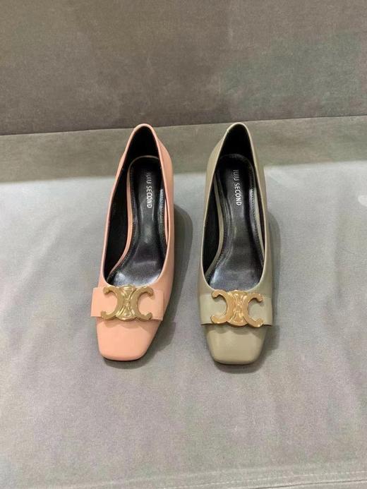 IUIU SECOND 2021新款羊皮革时装小跟小单鞋 商品图5