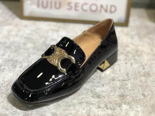 IUIUSECOND2021年牛皮漆革通勤乐福鞋女 商品图2