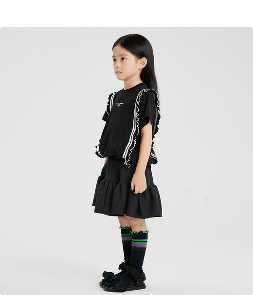 江南布衣 婴童  22年春装新品  短款腰裙  1M1D00720 商品图1