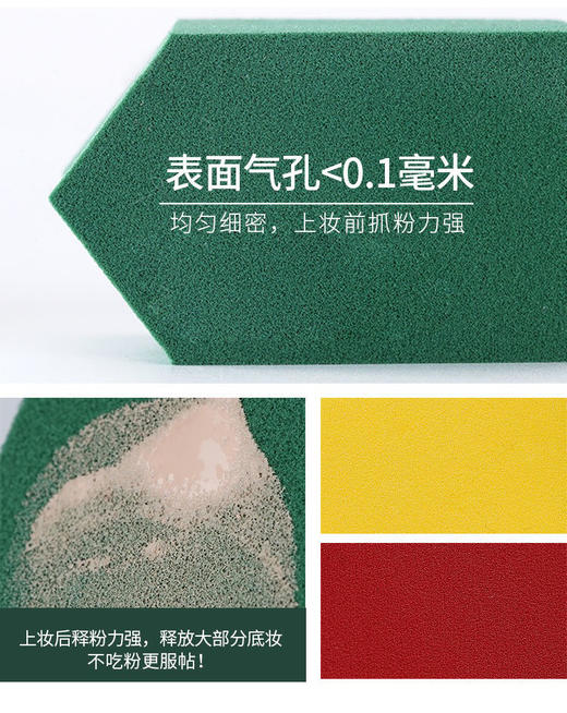 包装磨损 尔木萄 海绵块粉扑粉饼定妆干湿两用 商品图8