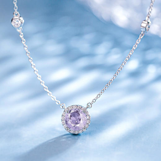 星点（浅紫合成立方氧化锆）【项链】 商品图1