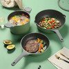 炊大皇锅具套装竹青石三件套（炒锅煎锅汤锅） 商品缩略图0