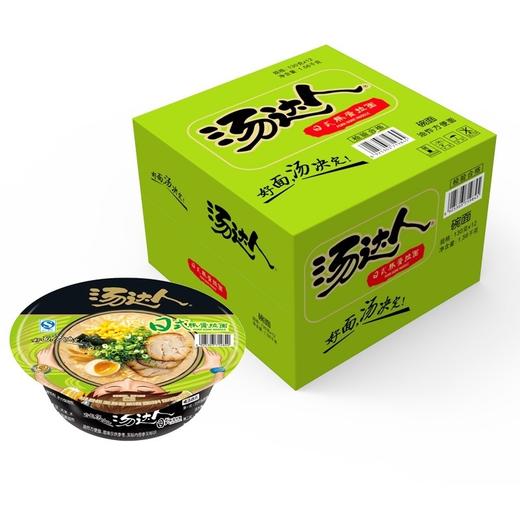 统一汤达人方便面整箱装日式豚骨碗面海鲜罗宋汤韩式酸辣泡面12碗 商品图1