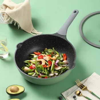 炊大皇锅具套装竹青石三件套（炒锅煎锅汤锅） 商品图2