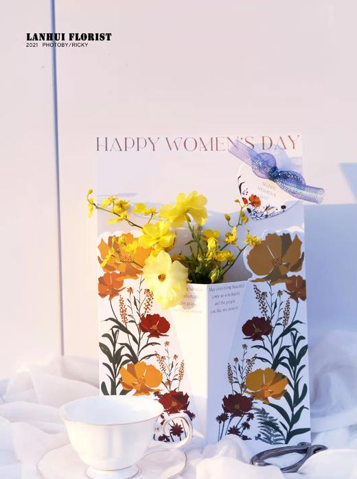 创意鲜花手提袋（5个/包）23*34.5 商品图3