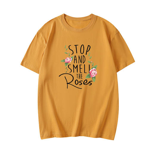 字母印花短袖t恤女2022夏潮韩版宽松纯棉上衣学生白色半袖体恤 商品图2